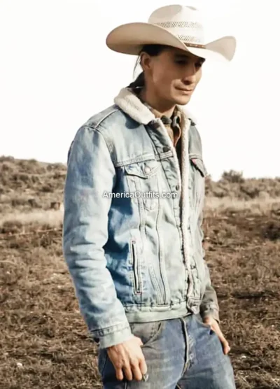 Gerald Tokala Yellowstone Sam Stands Alone Denim Jacket