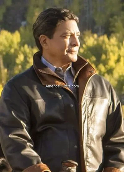 Gil-Birmingham-Yellowstone-Thomas-Rainwater-Leather-Jacket
