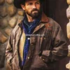 Ian-Bohen-Yellowstone-Ryan-Leather-Jacket