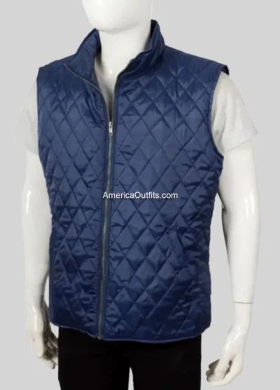 Kevin-Costner-Yellowstone-John-Dutton-Blue-Quilted-Vest