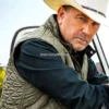 Kevin-Costner-Yellowstone-John-Dutton-Green-Quilted-Vest