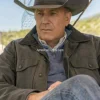 Kevin Costner Yellowstone John Dutton Grey Cotton Jacket