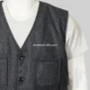 Kevin Costner Yellowstone John Dutton Grey Wool Vest