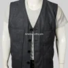 Kevin Costner Yellowstone John Dutton Grey Wool Vest