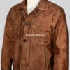 Luke Grimes Yellowstone Kayce Dutton Waxed Cotton Jacket