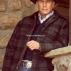 Kevin-Costner-Yellowstone-John-Dutton-Plaid-Jacket