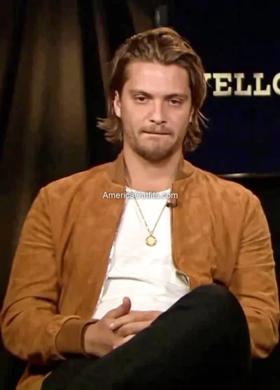 Luke-Grimes-Yellowstone-Kayce-Dutton-Suede-Jacket