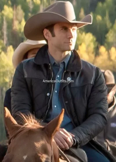Wes-Bentley-Yellowstone-Jamie-Dutton-Leather-Quilted-Jacket