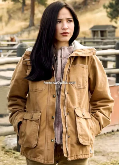 Kelsey-Chow-Yellowstone-Monica-Dutton-Cotton-Jacket