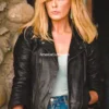 Beth Dutton Black Biker Leather Jacket Yellowstone