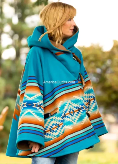 Beth Dutton Blue Coat Kelly Reilly Yellowstone