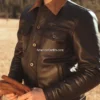 Gold-Bison-Black-Trucker-Leather-Jacket