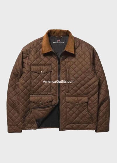 John Dutton Brown Quilted Jacket Yellowstone