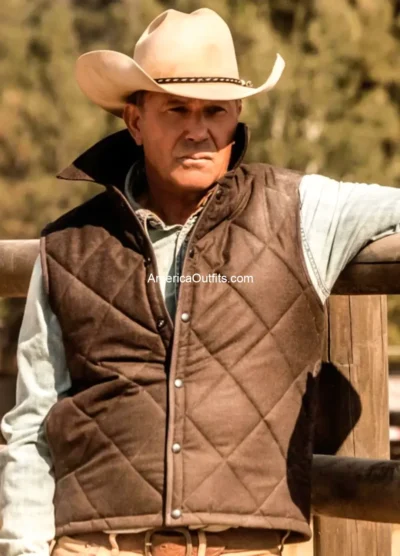 John-Dutton-Brown-Quilted-Vest-Yellowstone
