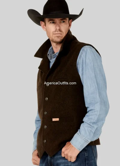 Men’s-Brown-Wool-Montana-Vest