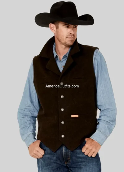 Men’s-Brown-Wool-Montana-Vest