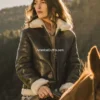 Aviator-Women’s-Black-Shearling-Jacket