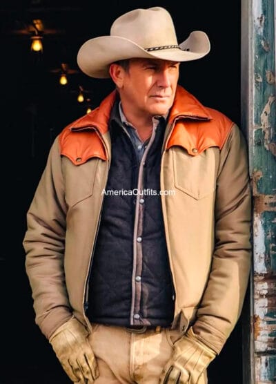 John Dutton Cotton Jacket – Kevin Costner Yellowstone
