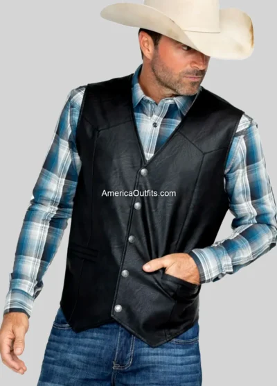 Men’s-Black-Deadwood-Vest