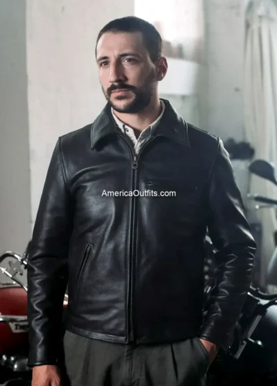 Vince-Black-Leather-Jacket