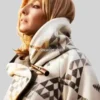 Kelly Reilly Yellowstone Beth Dutton White Poncho Coat