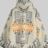 Kelly Reilly Yellowstone Beth Dutton White Poncho Coat