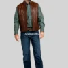 Men’s-Quilted-Brown-Leather-Vest
