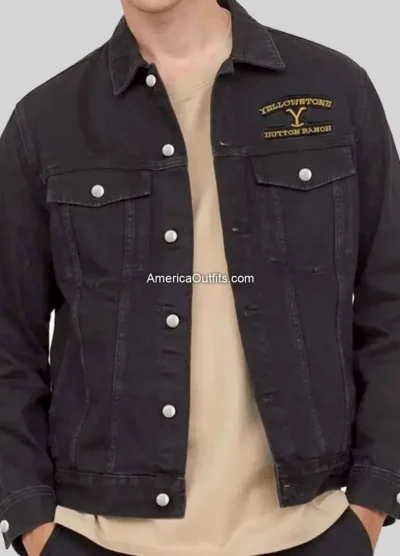Rip Dutton Ranch Yellowstone Black Jacket