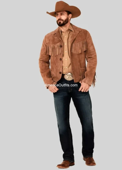 The Giant Fringe Suede Leather Jacket