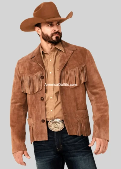 The Giant Fringe Suede Leather Jacket