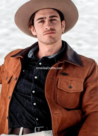 Gold Bison™ Western Leather Jacket
