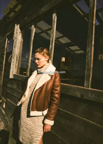 Women’s-Faux-Leather-&-Shearling-Jacket
