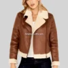 Women’s-Faux-Leather-&-Shearling-Jacket