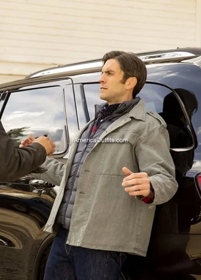 Wes-Bentley-Yellowstone-Grey-Cotton-Jacket