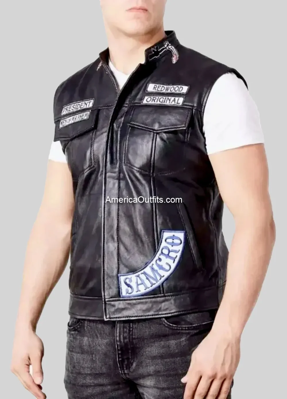 Charlie-Hunnam-Sons-of-Anarchy-Leather-Vest