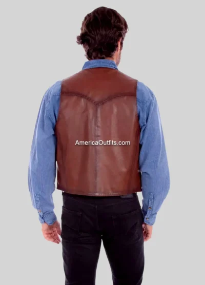 Men’s-Classic-Western-Leather-Vest