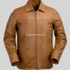 Men’s-Cowhide-Western-Brown-Leather-Jacket