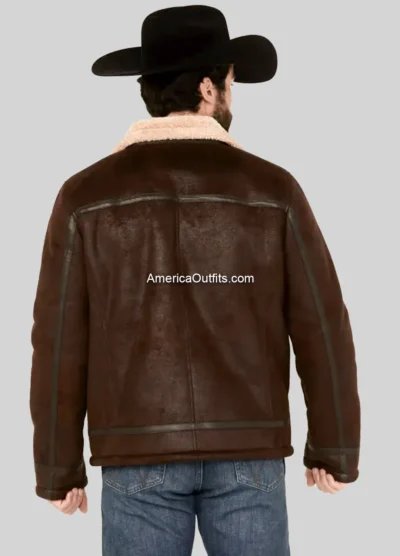 Men’s-Shearling-Sherpa-Lined-Genuine-Leather-Jacket