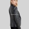 Women’s-Black-Kenzie-Leather-Blazer
