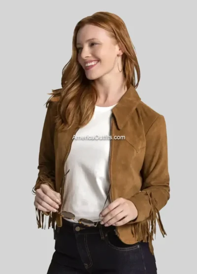 Women’s-Cider-Suede-Western-Fringe-Jacket