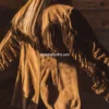 Women’s Coffee Suede Fringe Blazer