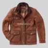 Women’s-Waxed-Suede-Brown-Leather-Jacket