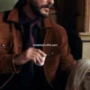 Men’s Western Cowboy Suede Brown Jacket