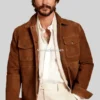 Men’s Western Cowboy Suede Brown Jacket