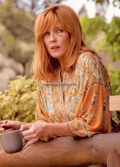 Yellowstone-S05-Beth-Dutton-Floral-Robe