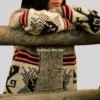 Yellowstone-S5-Kelsey-Asbille-Grey-Aztec-Cardigan